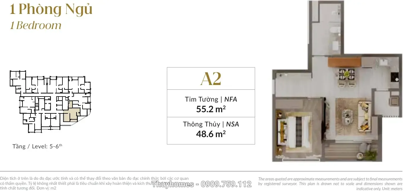 Mặt bằng A2 - The Westique Residences