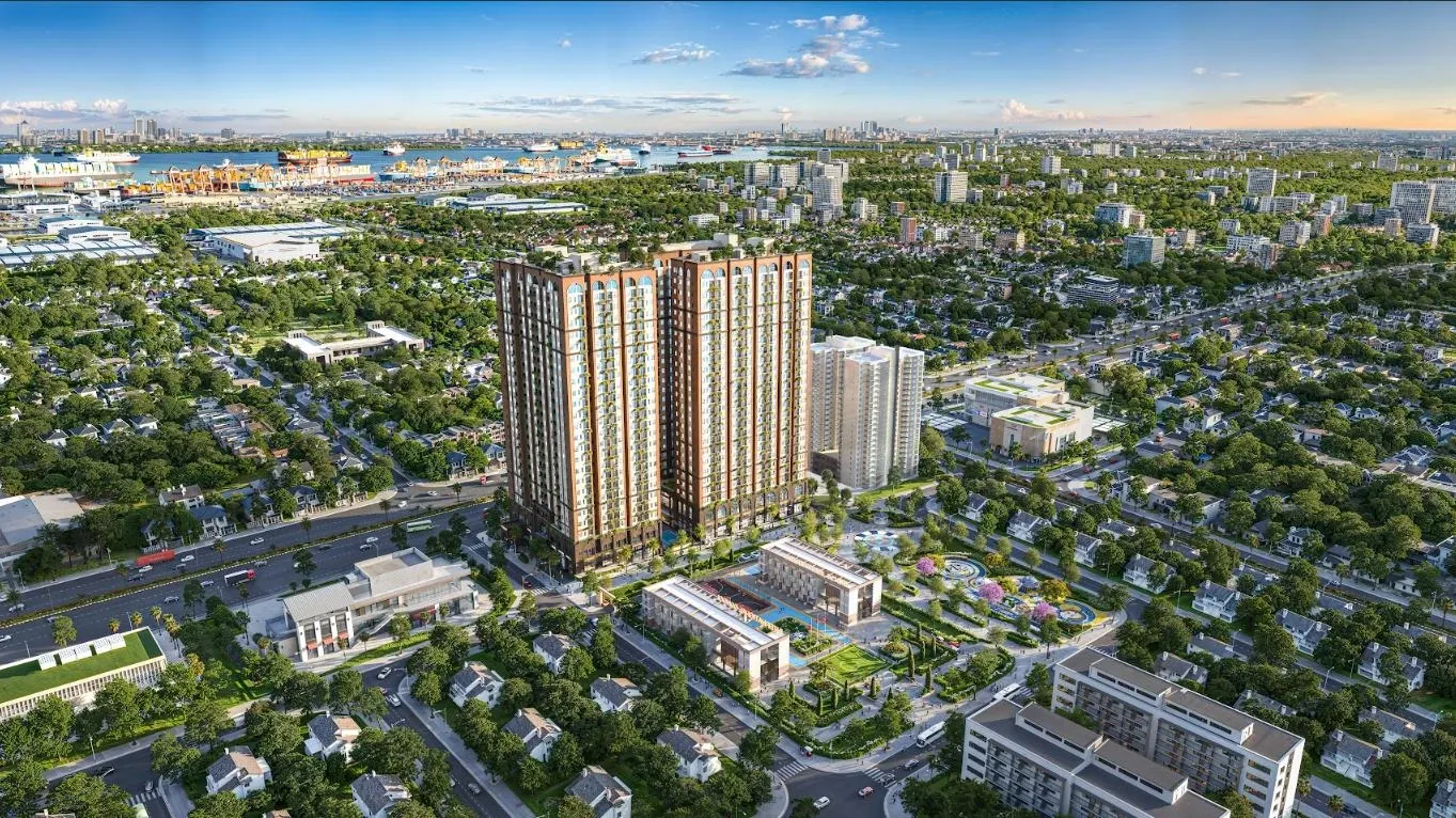 Phối cảnh tổng thể Maison Grand Phú Mỹ