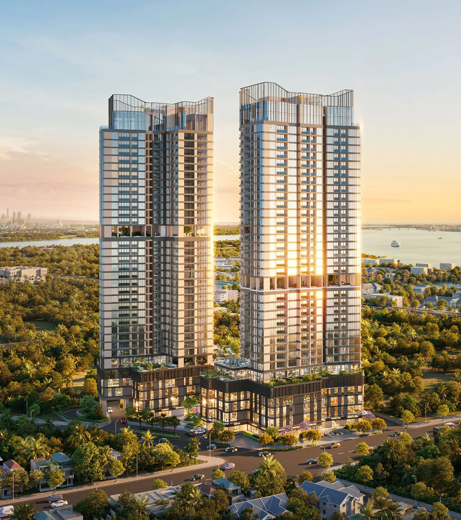 Phối cảnh tổng thể Vlasta Premier Phú Thuận